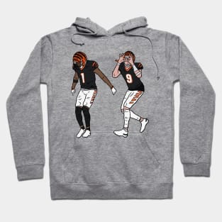 Ja'Marr Chase and Joe Burrow Griddy Hoodie